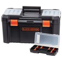 Profile of beyond by black and decker tool box and organizer 16 inch 10 compartment.