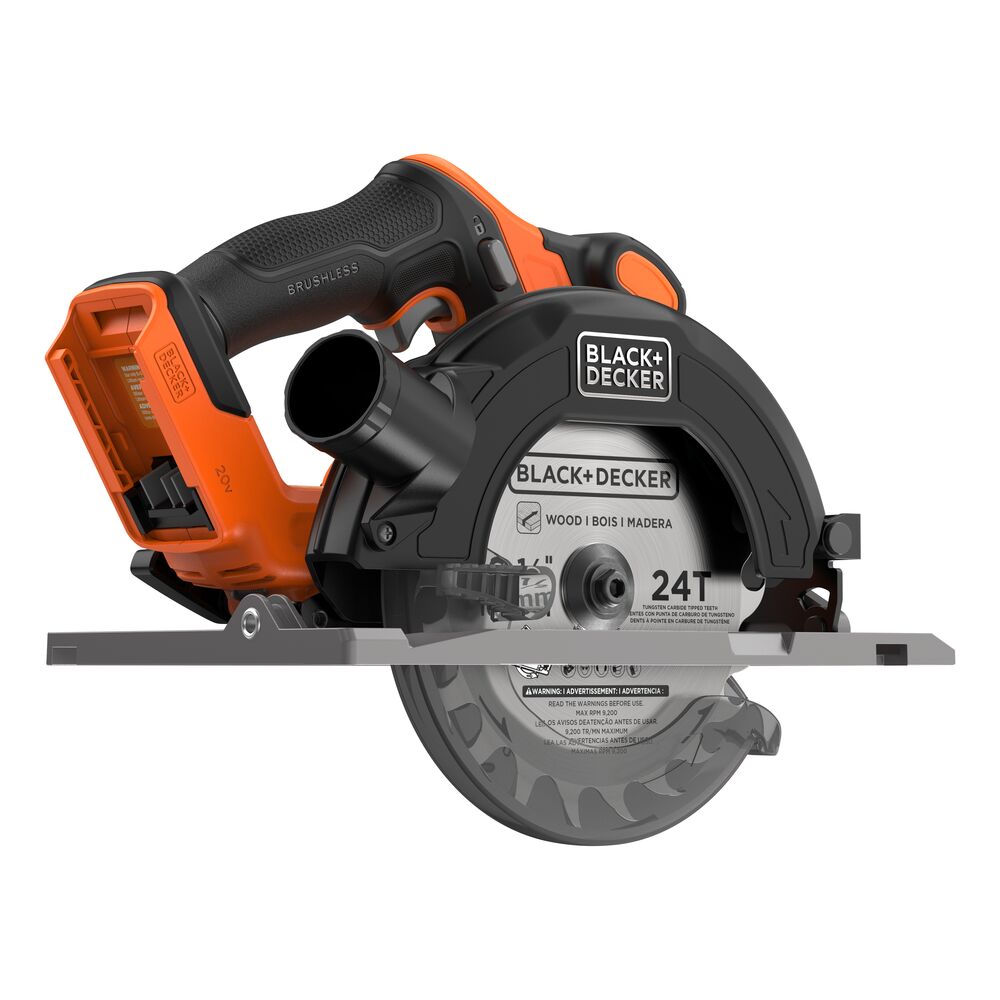 20V MAX* POWERCONNECT™ Cordless Brushless 6-1/2-in. Circular Saw (Battery & Charger Not Included) | BLACK+DECKER