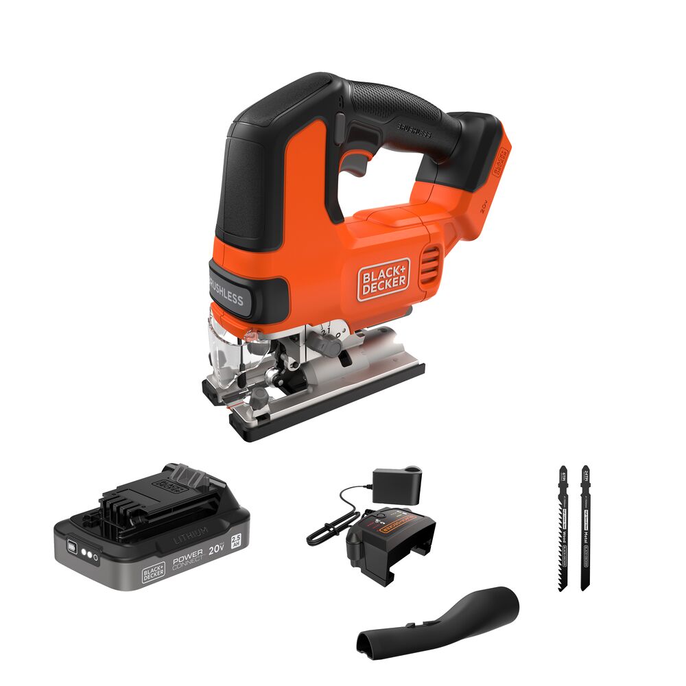 20V MAX POWERCONNECT Cordless Brushless Jig Saw Tool Only | BLACK+