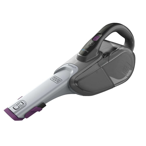 BLACK+DECKER® Profile of dustbuster cordless hand vacuum with smartech.