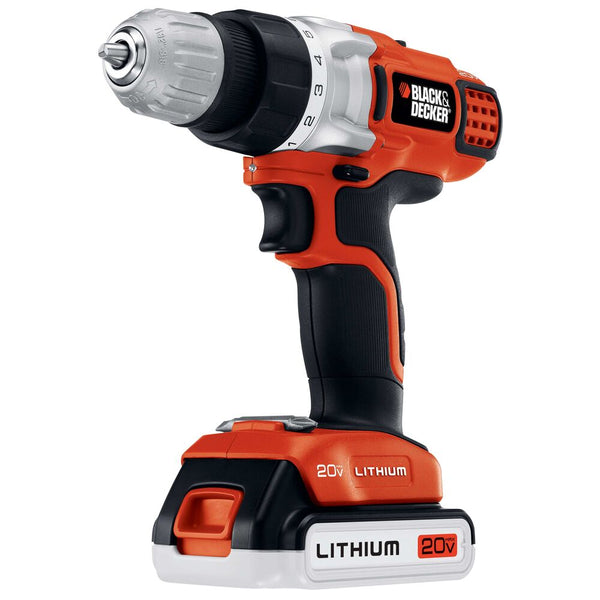 20V MAX* Lithium 2-Speed Drill/Driver With Storage Bag + Fast Charger