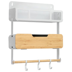 BLACK+DECKER® Hanging Rack System Combo Kit, White