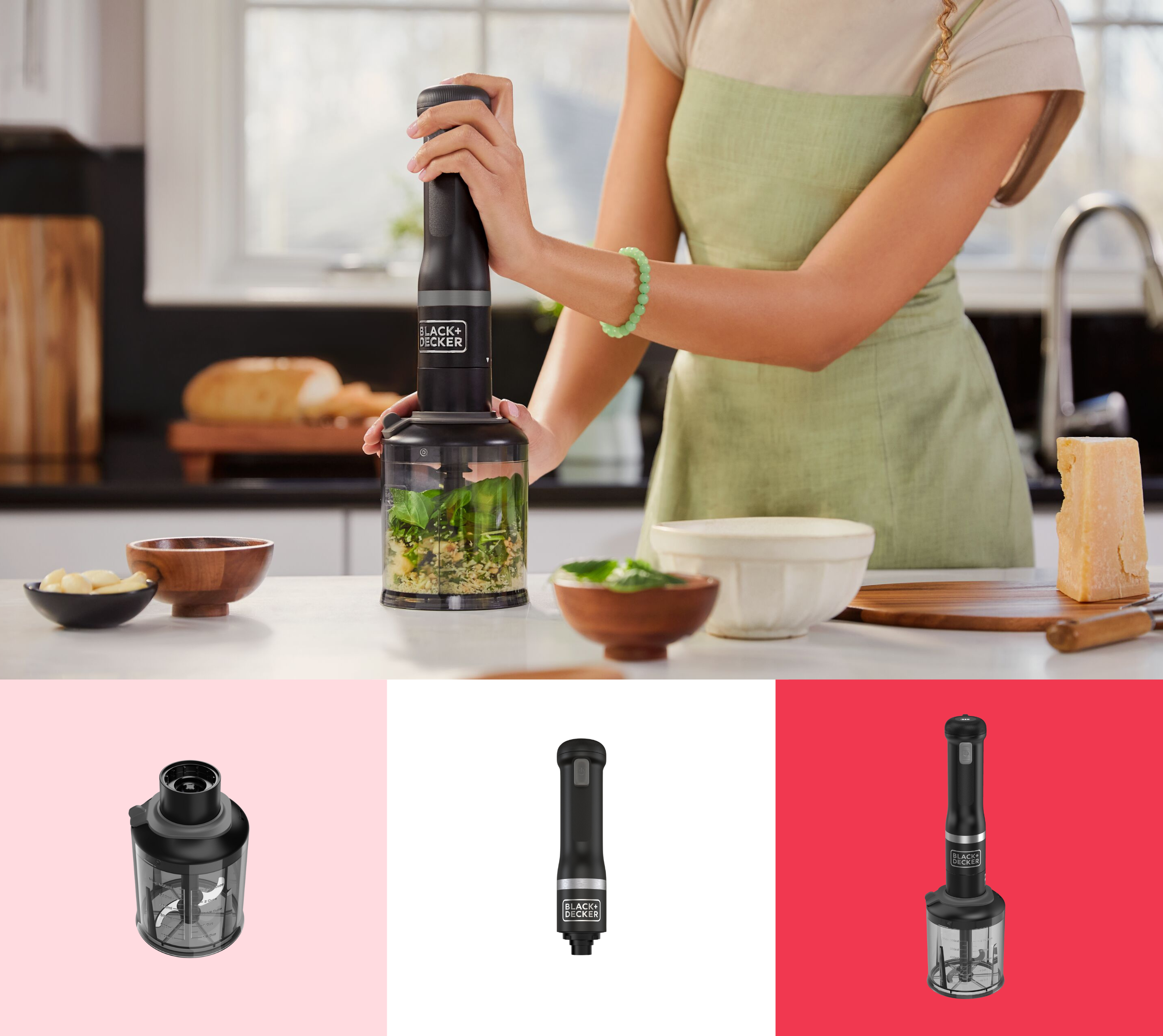 Kitchen wand and attachments from BLACK+DECKER. 