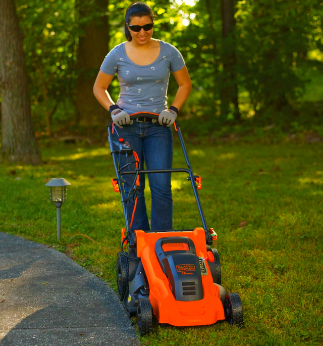 Black and decker zero emissions lawn mower hotsell