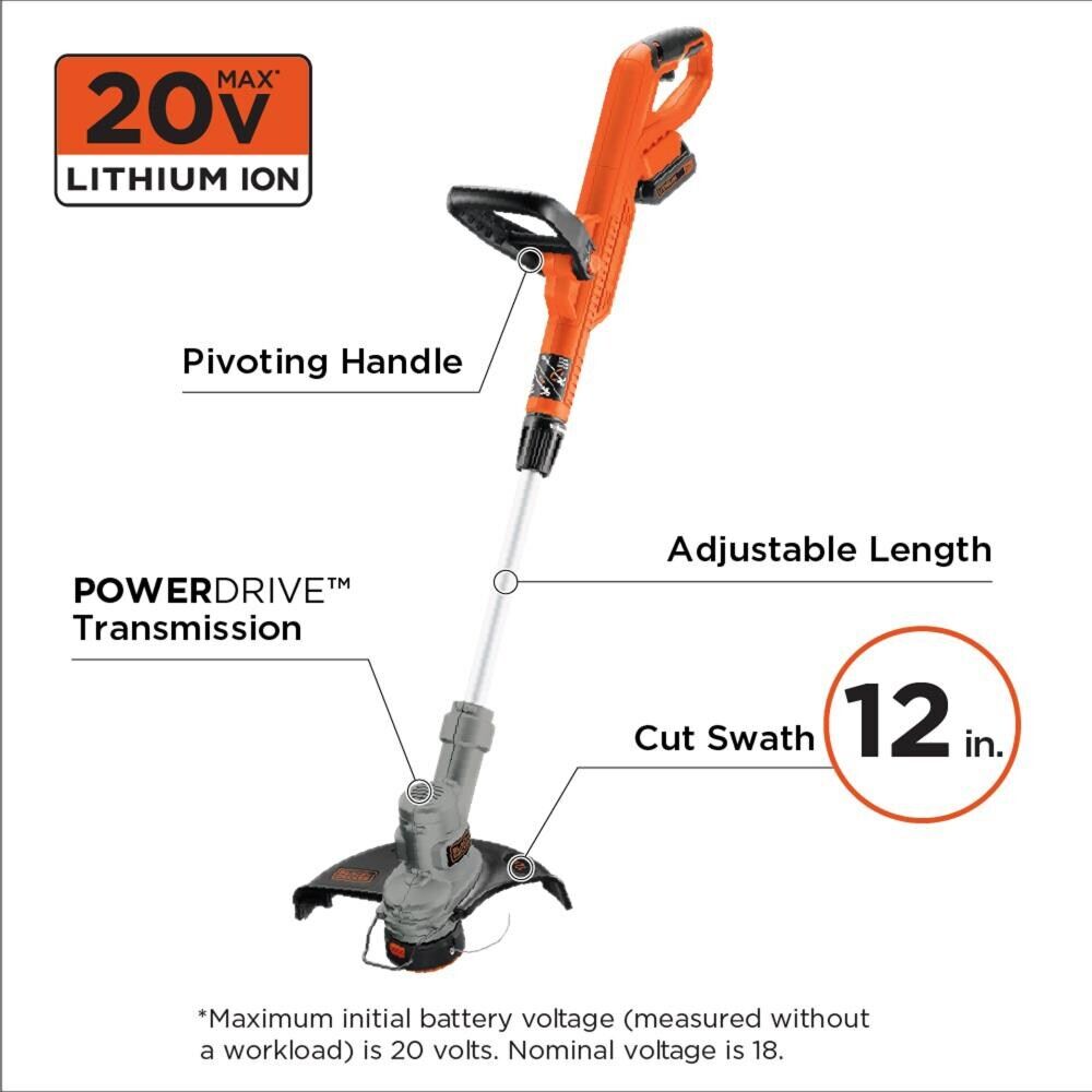 Black+Decker Trimmer Edger - Thumbnail 3