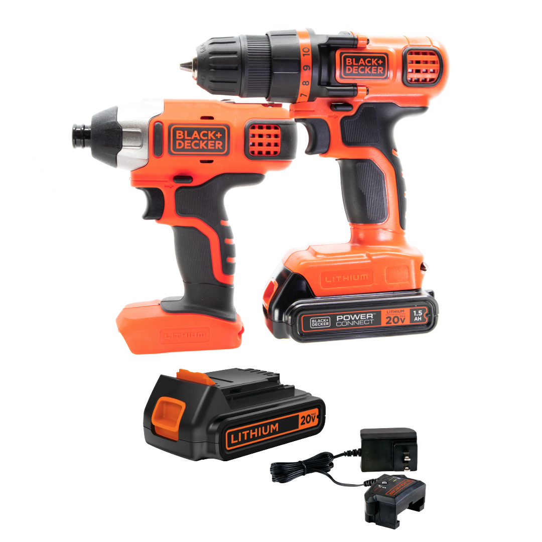 Drill, Impact Driver + Extra Battery and Charger