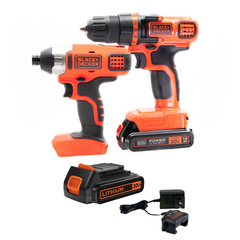 Drill, Impact Driver + Extra Battery and Charger