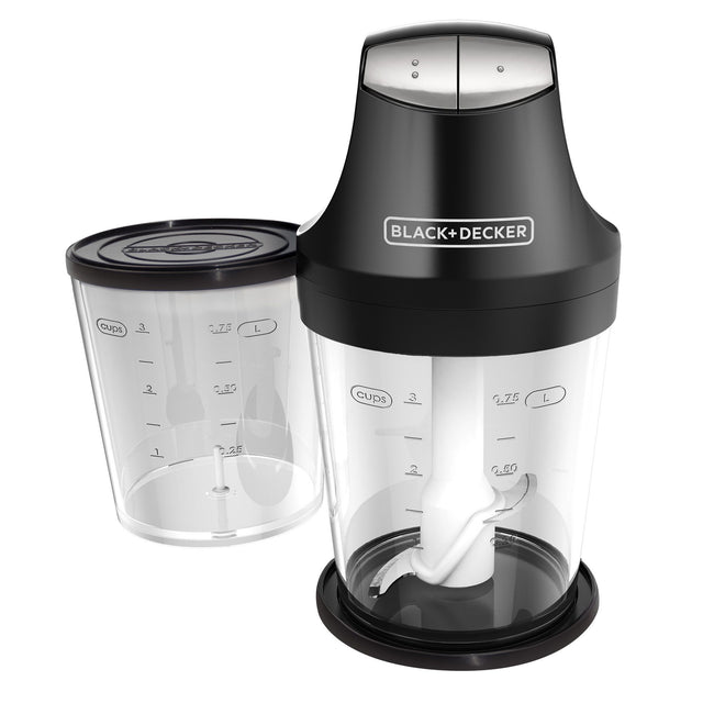 3 Cup Ergo Chopper With Two Nestable Bowls on white background