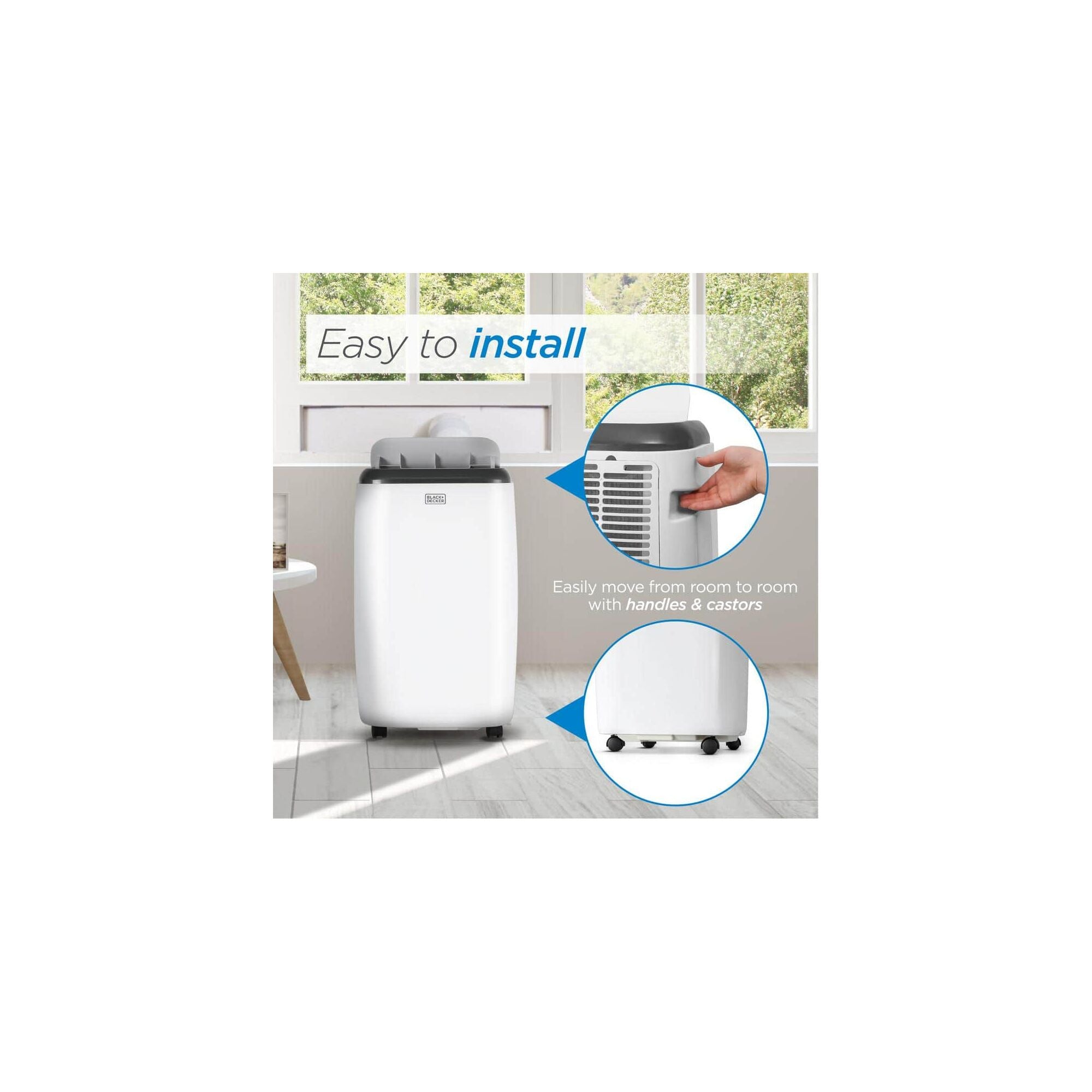 Black+decker Portable Air Conditioner With Follow Me Remote : Target