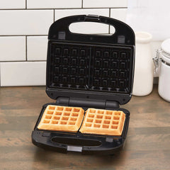 Waffle Maker Grill or Sandwich Maker with Stainless Steel Accents.