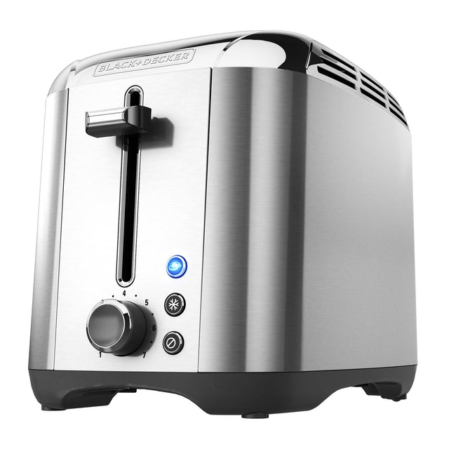 2 Slice Toaster Rapid Toast Stainless Steel.