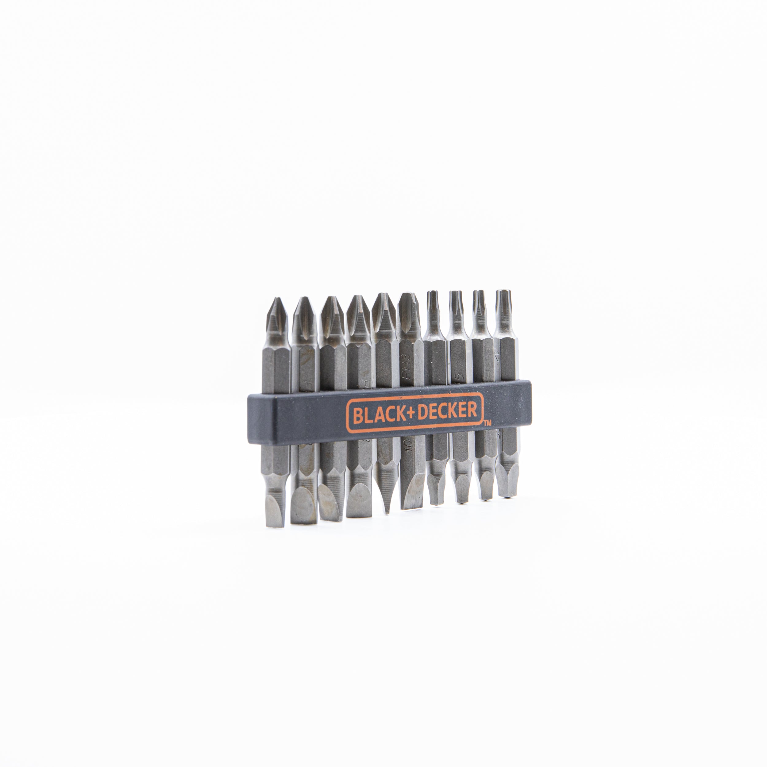 Black & Decker 15557 10 piece Drill Bit Set, for Wood, Metal & PVC