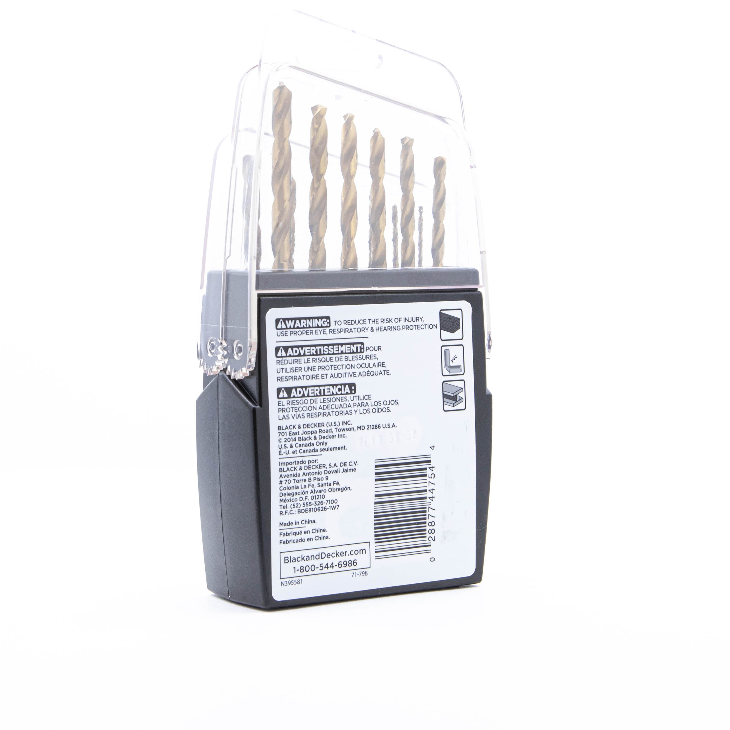 Black and decker 200 piece drill bit set deals