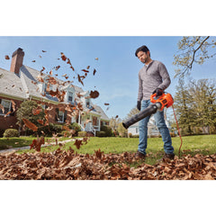 9 Amp Electric Axial Leaf Blower.