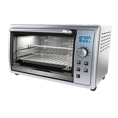 6-Slice Digital Convection Oven With Rotisserie on white background