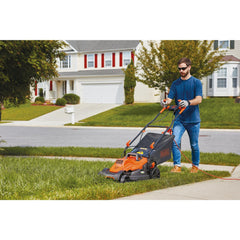 BLACK+DECKER Electric Lawn Mower, String Trimmer, Edger, 3-in-1, Corded  (BESTA512CM)