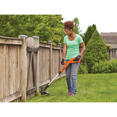 BLACK+DECKER LST300 20V MAX Cordless Battery Powered 2-in-1 String Trimmer  & Lawn Edger Kit with (1) 2Ah Battery & Charger