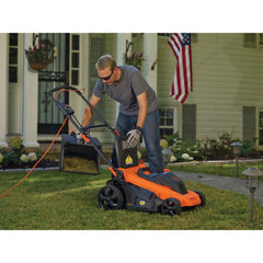 Profile of 20 inch 13 Amp Corded Mower.