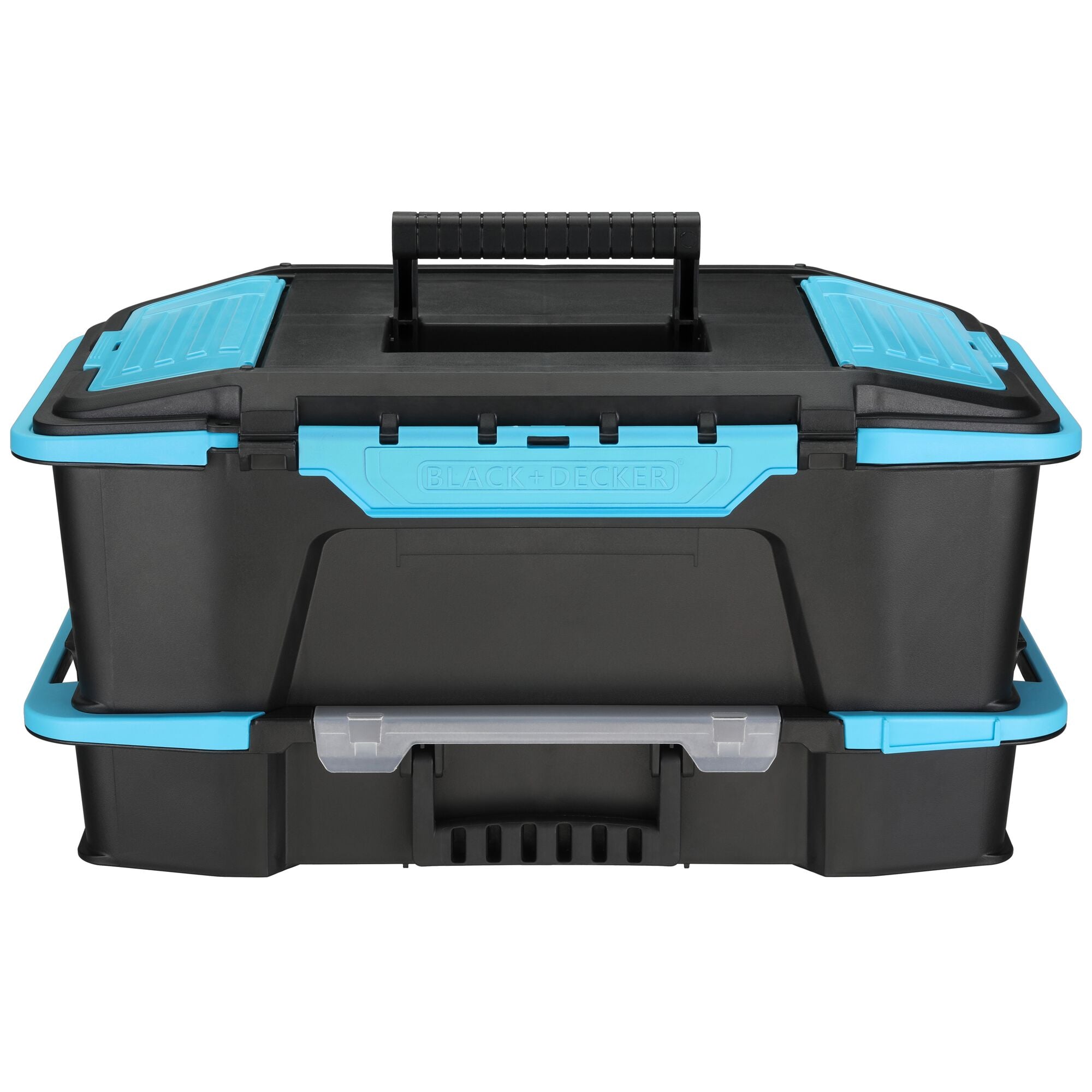 19 inch 2 in 1 Stackable Storage Caddy and Organizer | BLACK+DECKER
