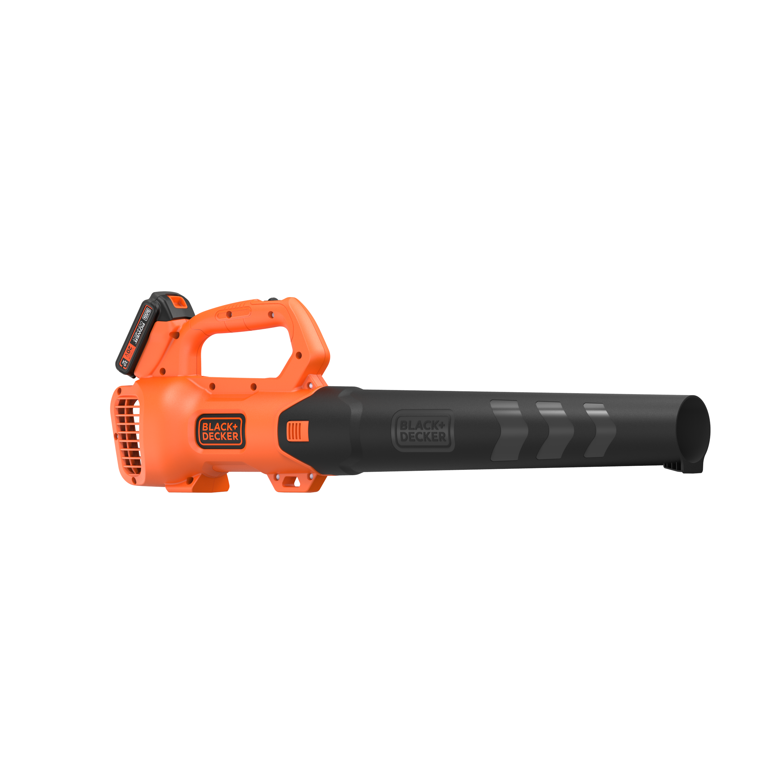 BLACK+DECKER 20-volt Max 4-cycle 80-CFM 130-MPH Battery Handheld Leaf Blower  1.5 Ah (Battery and Charger Included) in the Leaf Blowers department at