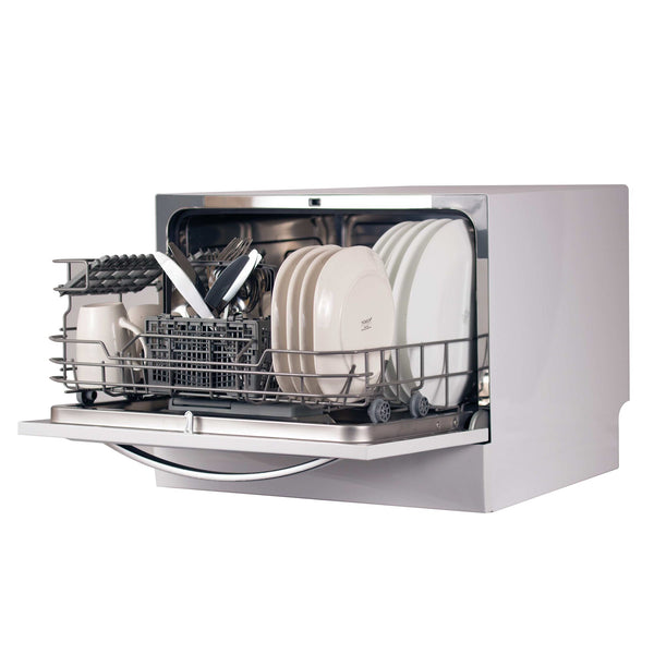 6 Place Setting Compact Countertop Dishwasher