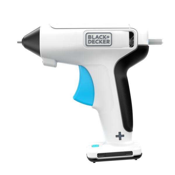 4V MAX White Cordless Glue Gun, USB Rechargeable