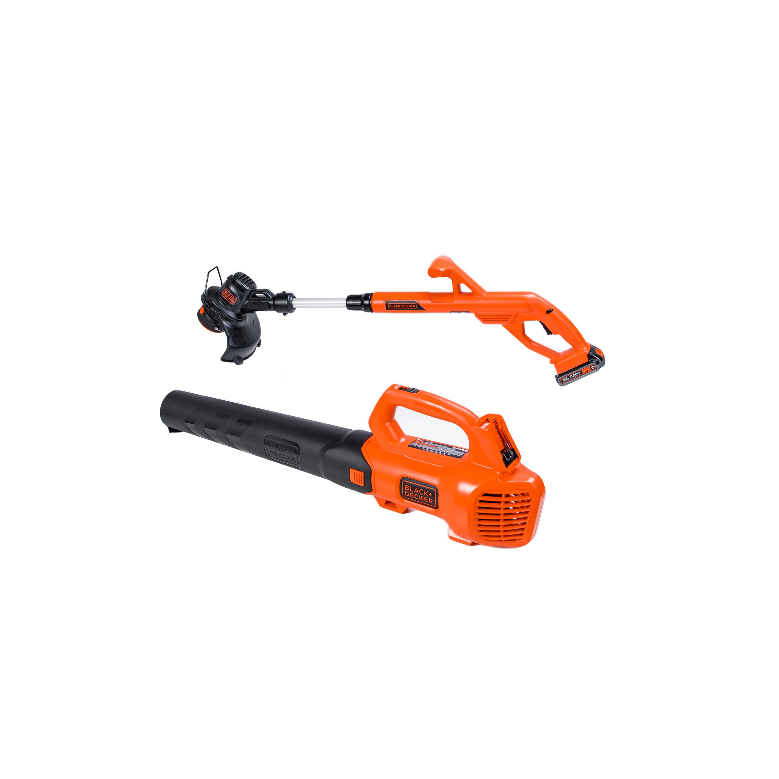 Black + Decker 20v Max Axial Leaf Blower And String Trimmer Combo
