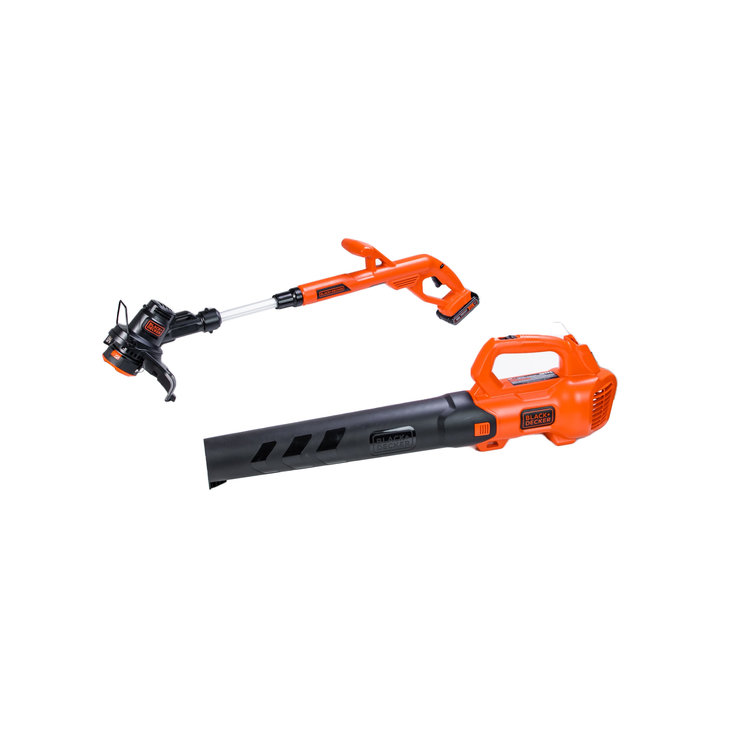 BLACK+DECKER 20V Powerconnect Axial Leaf Blower & String Trimmer Combo Kit  