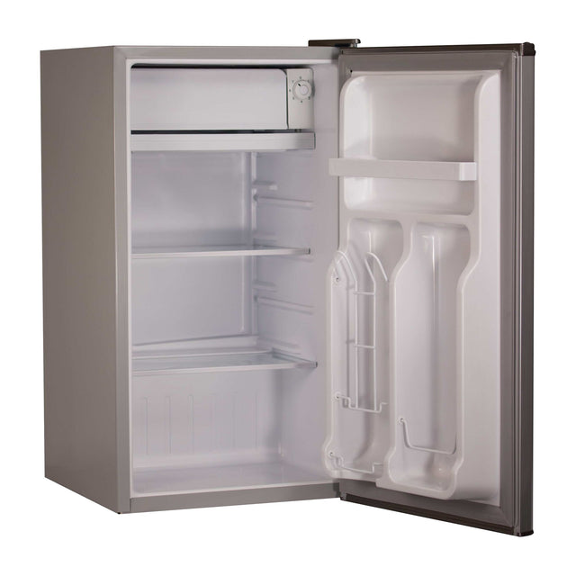 3.2 Cubic Foot Energy Star Refrigerator With Freezer on white background