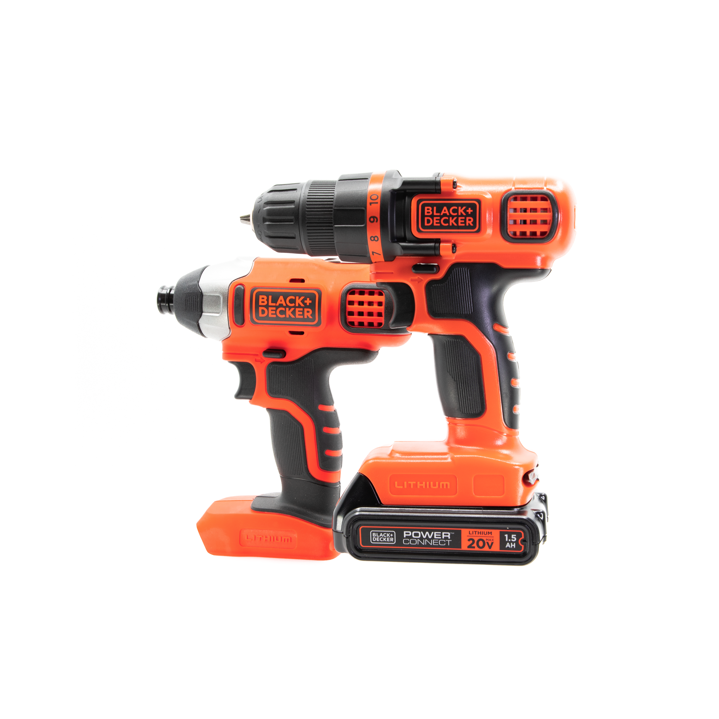 BLACK+DECKER 20V MAX Cordless Drill and Impact Driver, Power Tool