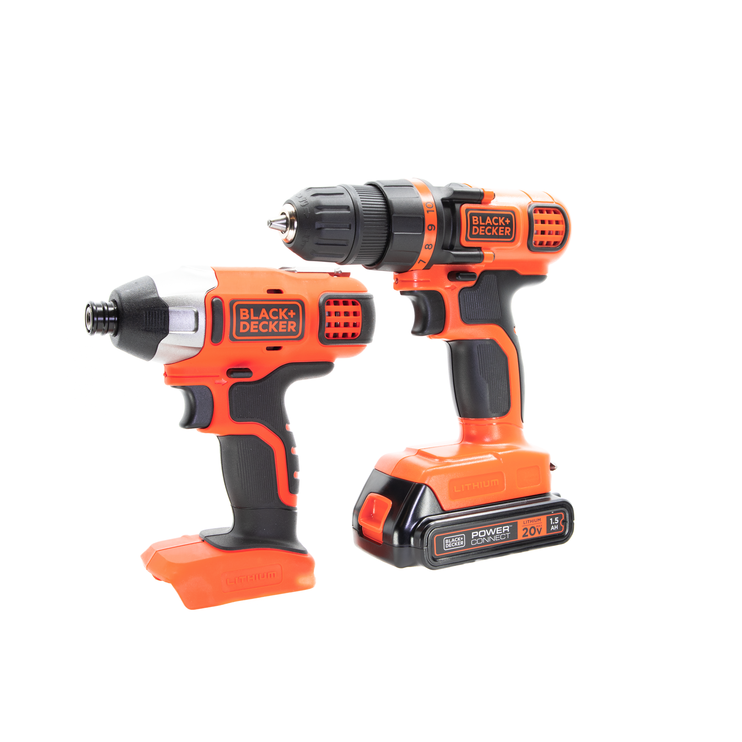 BLACK+DECKER 20V MAX Cordless Drill and Impact Driver, Power Tool Combo Kit  with Battery and Charger (BD2KITCDDI) - Yahoo Shopping