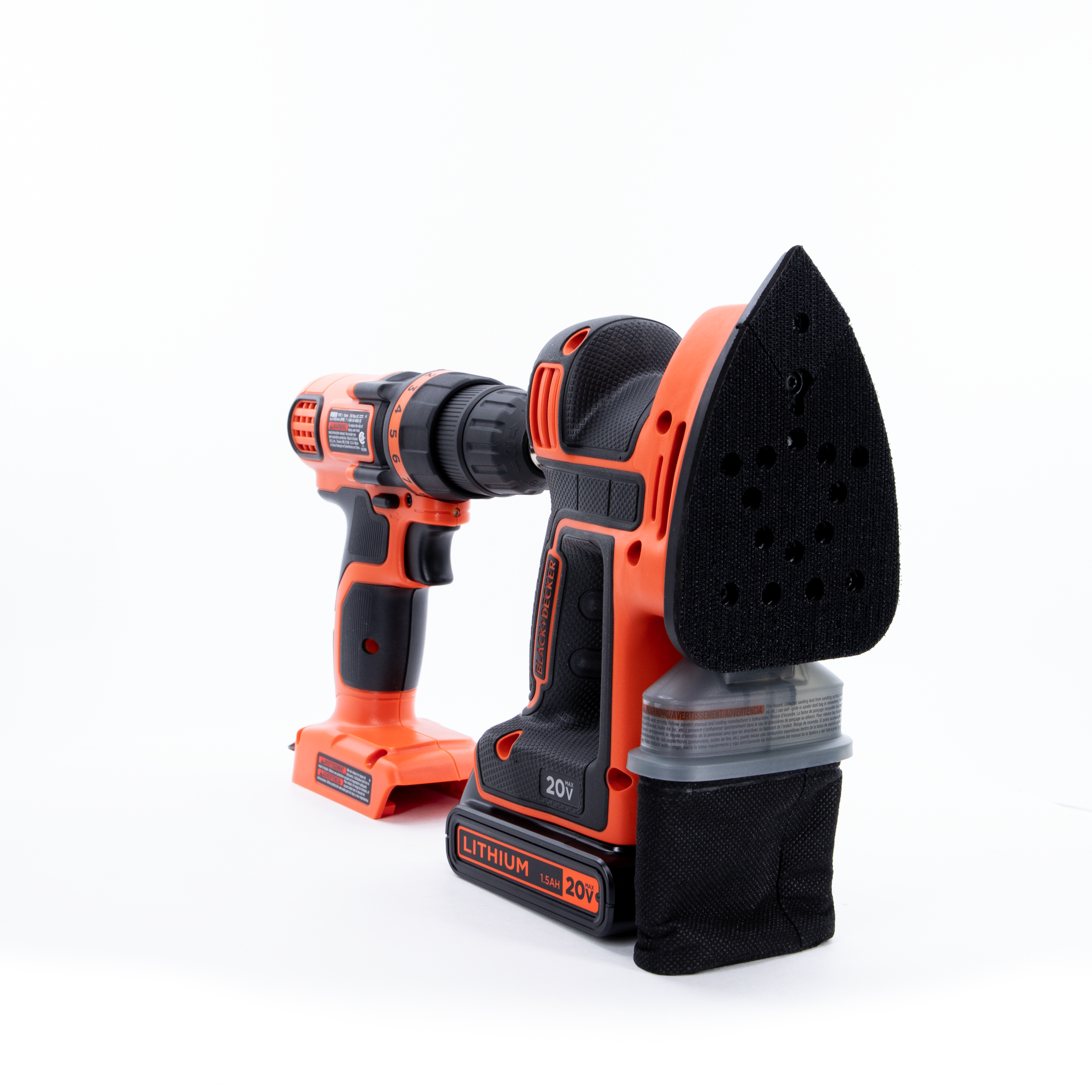 20V Max* Powerconnect Cordless Drill/Driver + Mouse Detail Sander