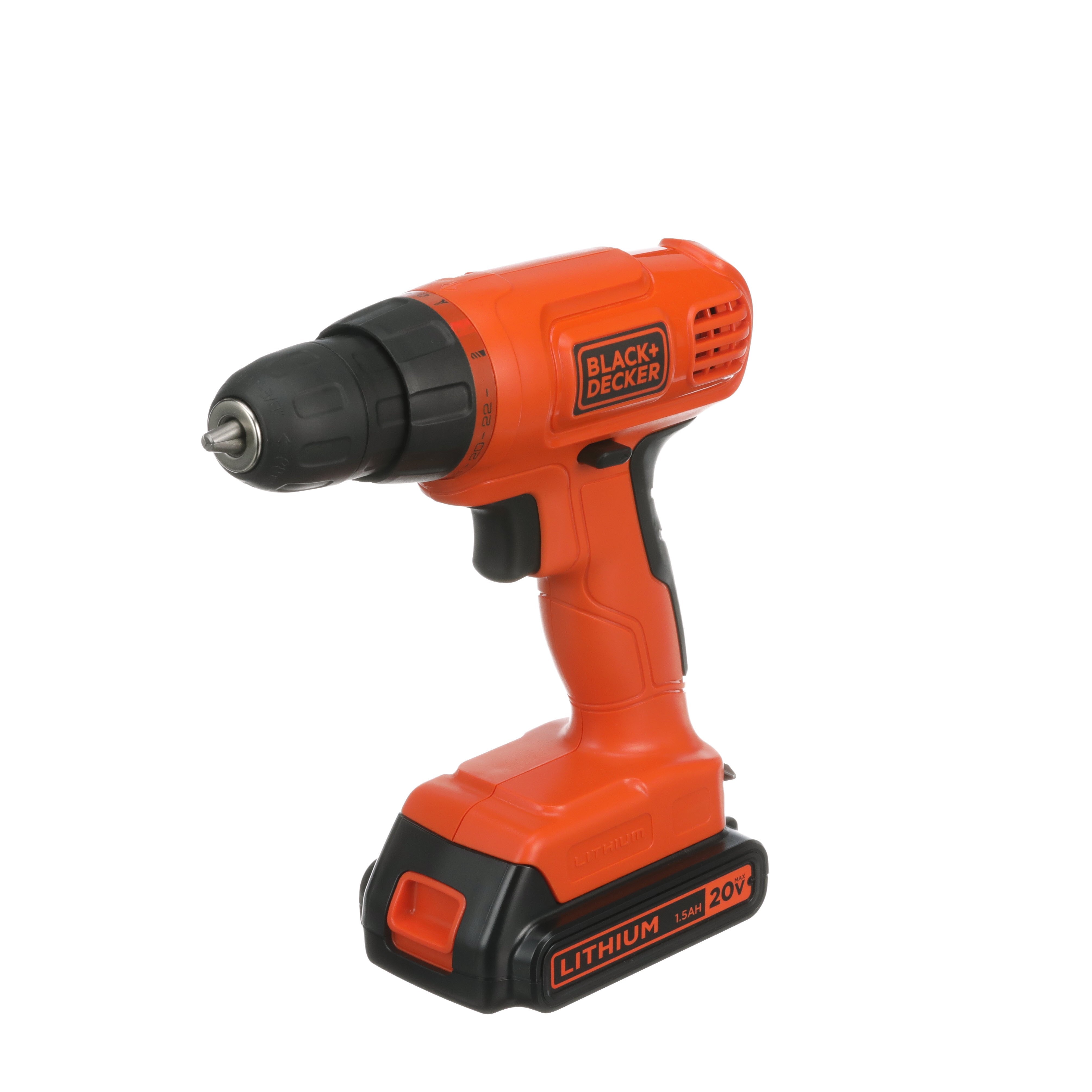 BLACK+DECKER 20V MAX* POWERCONNECT 3/8 in. Cordless Drill/Driver with  AUTOSENSE Kit (BDCDE120C)