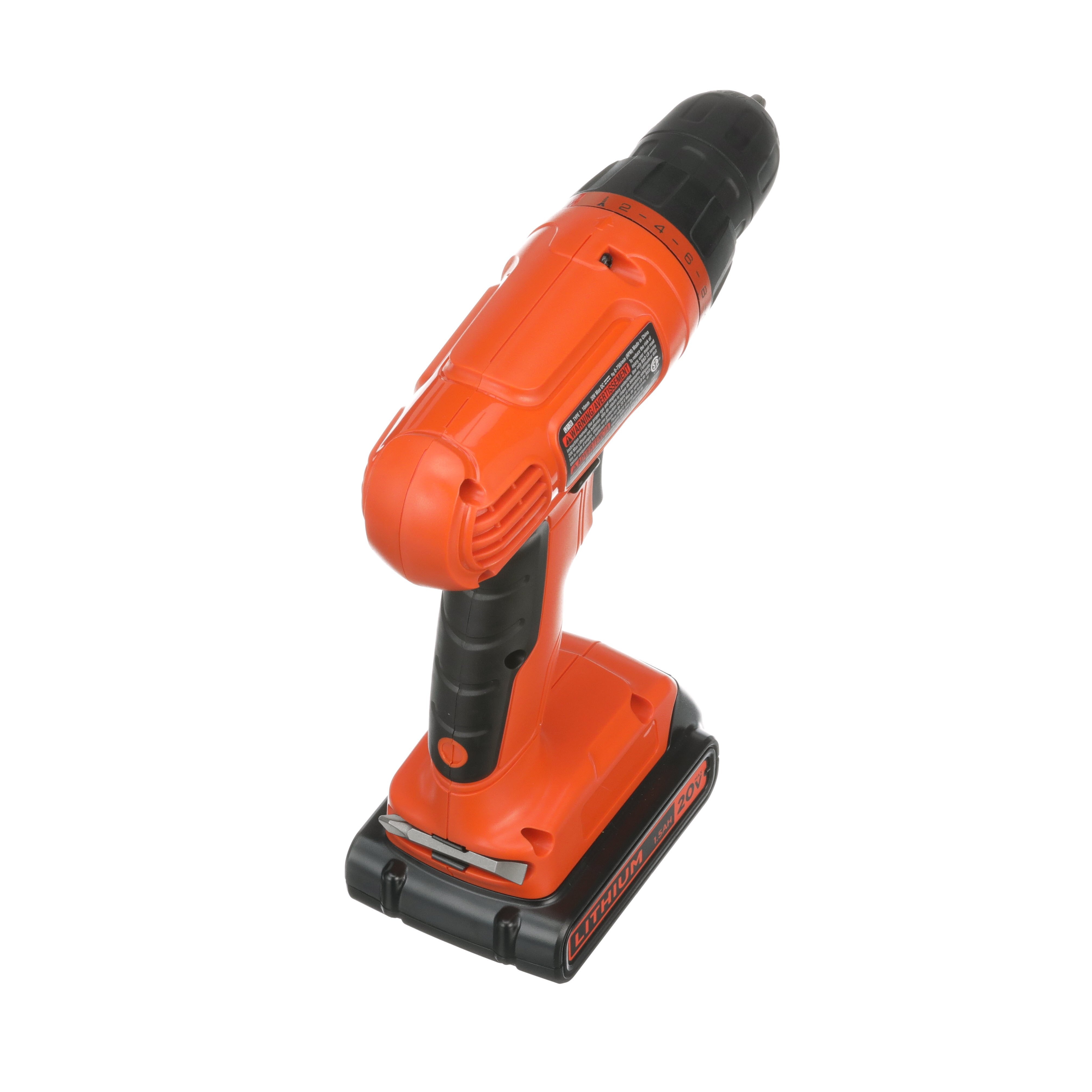 Black & Decker LD120VA Max Lithium-Ion Drill/Driver Kit, 20 V