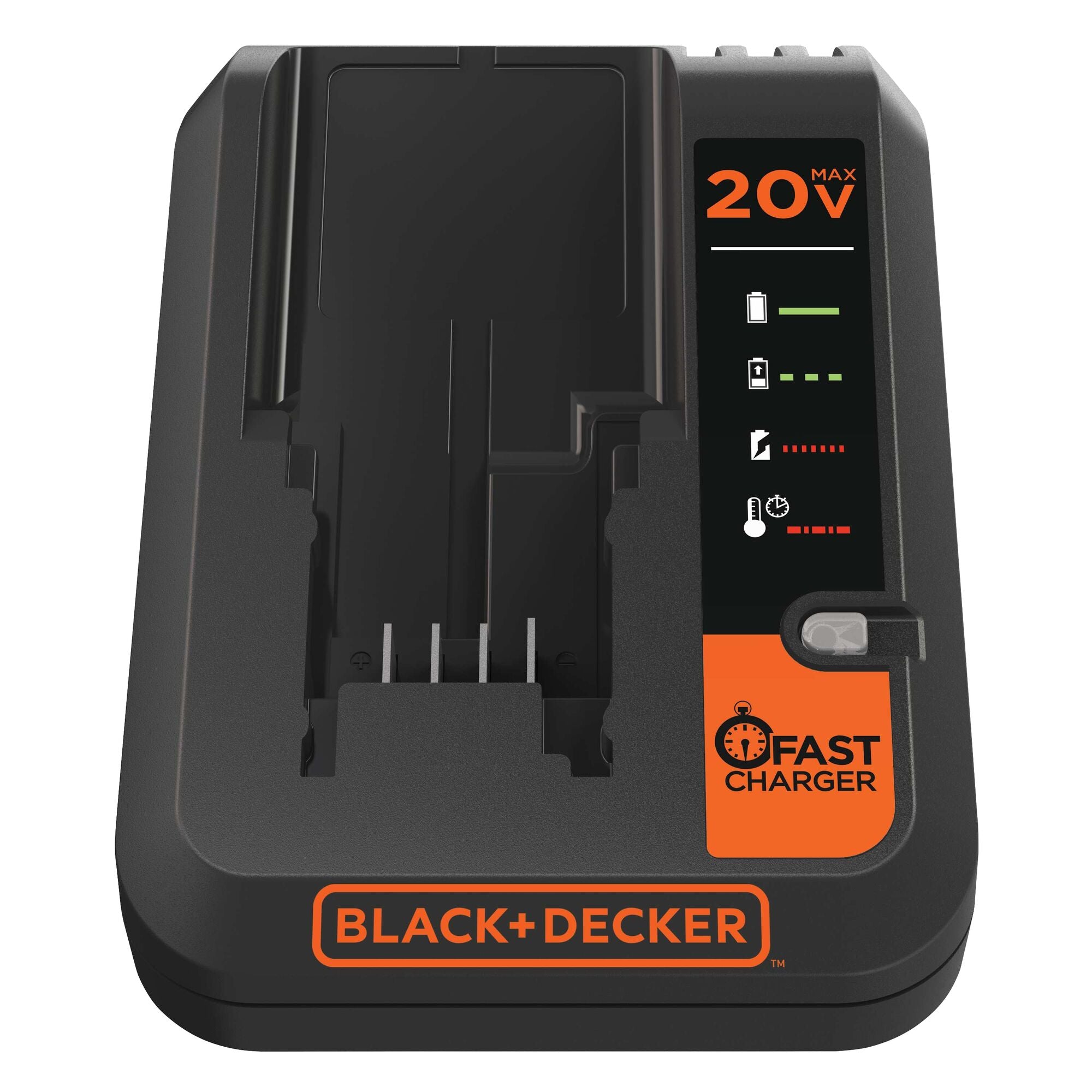 12-20V MAX* Lithium Fast Charger | BLACK+DECKER
