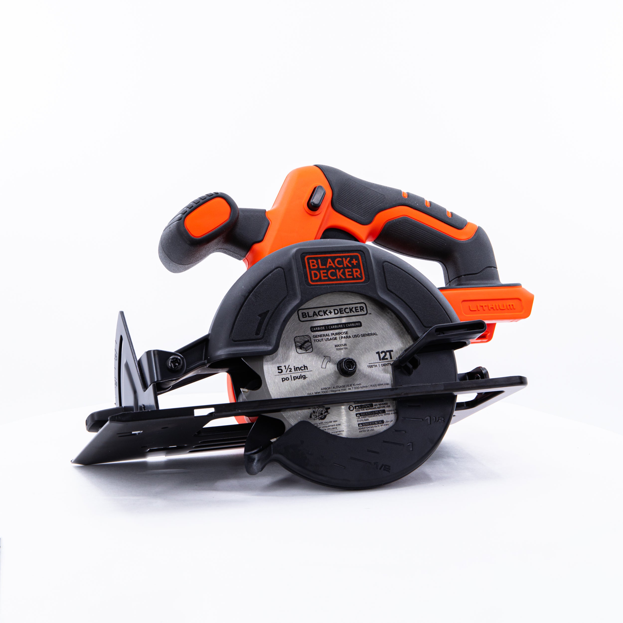 20V Max* Powerconnect 5-1/2 In. Cordless Circular Saw, Tool Only BLACK+ DECKER