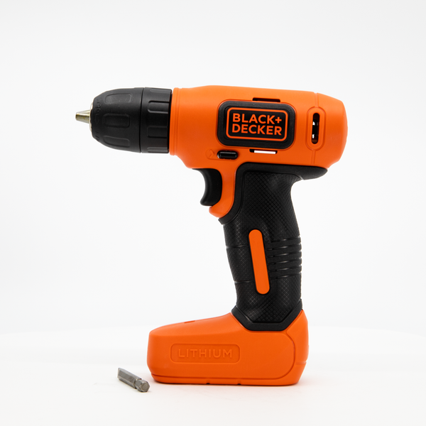 BLACK & DECKER 8-volt 3/8-in Cordless Drill (1-Battery Included, Charger  Included) in the Drills department at