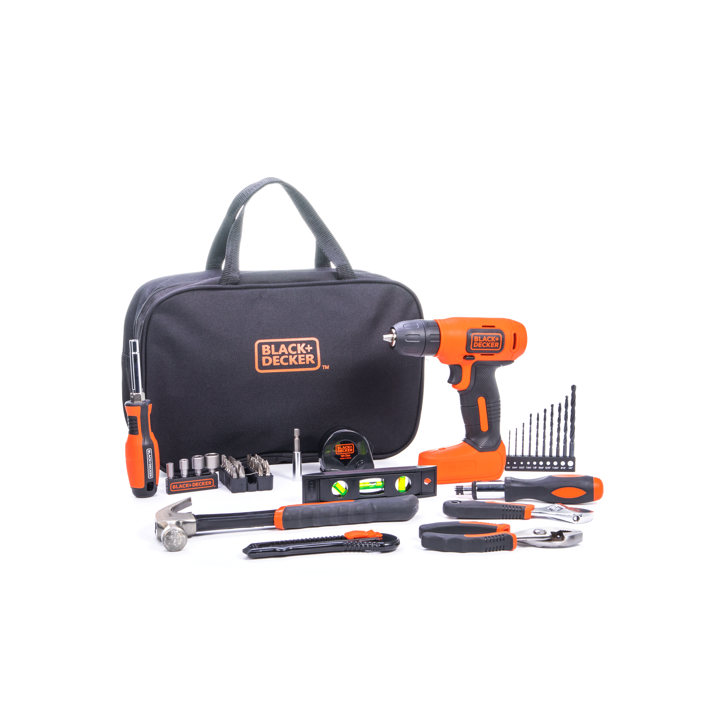 Black+Decker 8V Drill & Home Tool Kit, 57 and 50 similar items