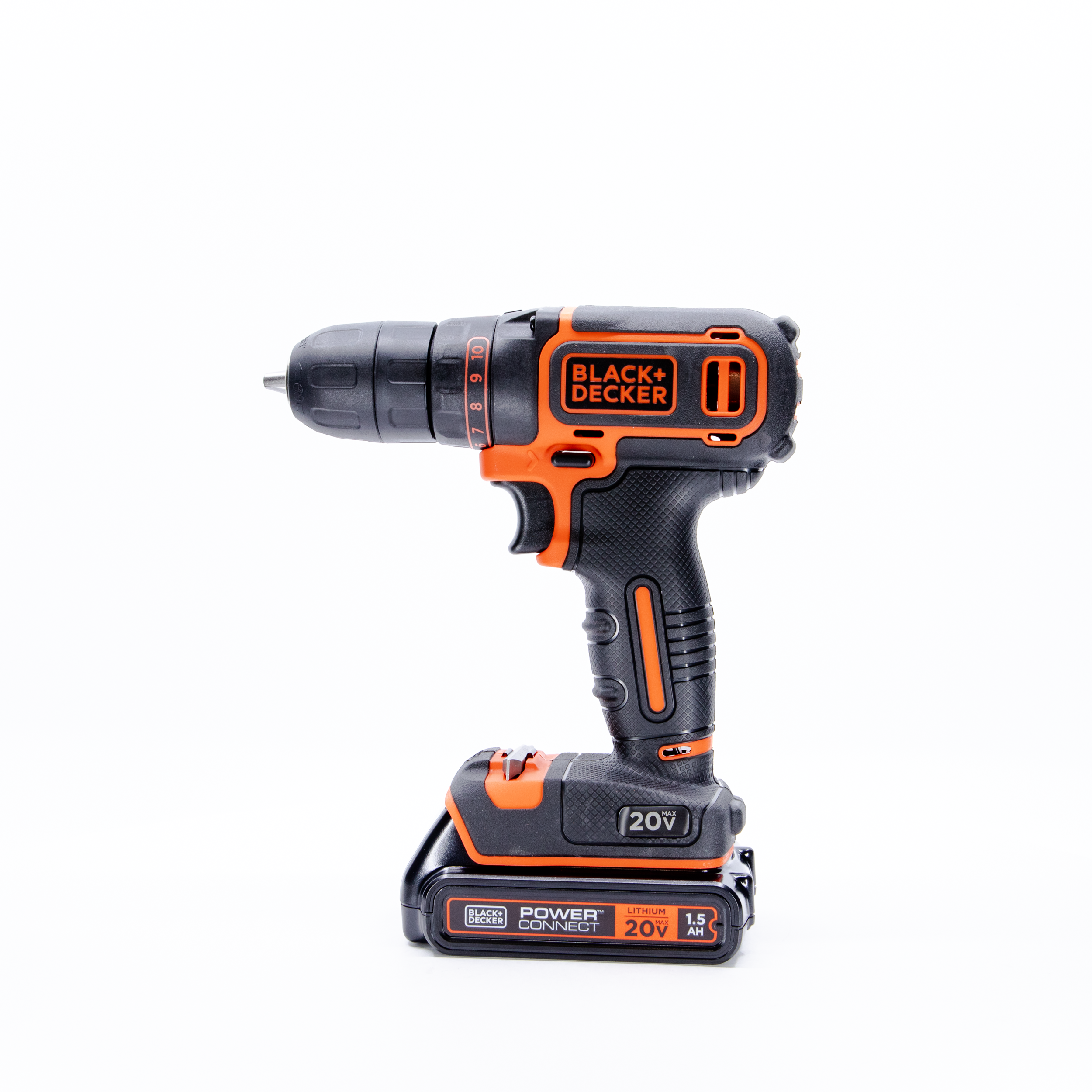 20V MAX Cordless 3 8 in Drill Driver Kit 1 Lithium Ion Battery with Charger BLACK DECKER