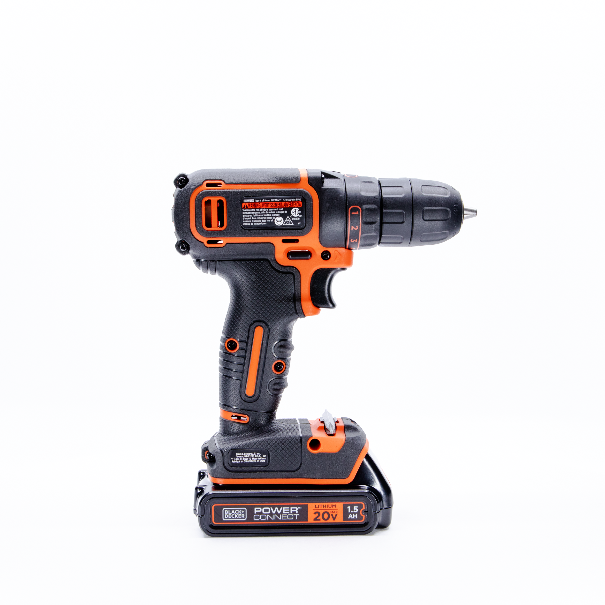 BLACK+DECKER 20-volt Max 3/8-in Cordless Drill (1-Battery Included, Charger  Included in the Drills department at