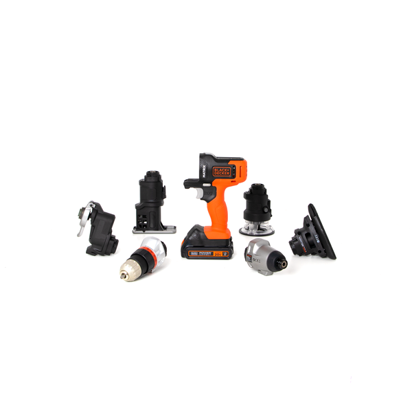 Black+Decker 20V MAX MATRIX Drill, Power Tool Combo Kit, 6-Tool Set,  Cordless