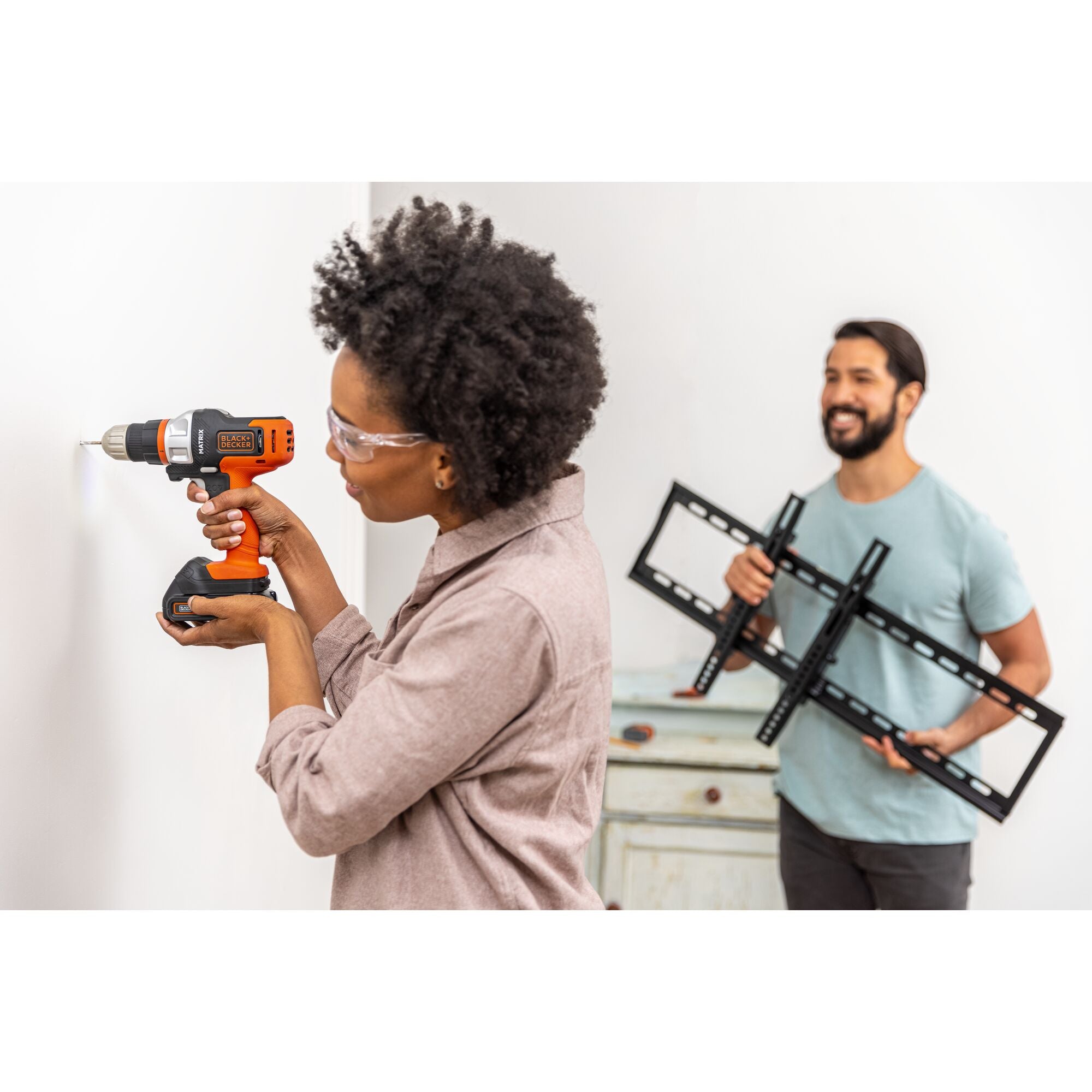 BLACK+DECKER Matrix 20-volt Max 3/8-in Keyless Cordless Drill (1-Battery  Included, Charger Included) in the Drills department at