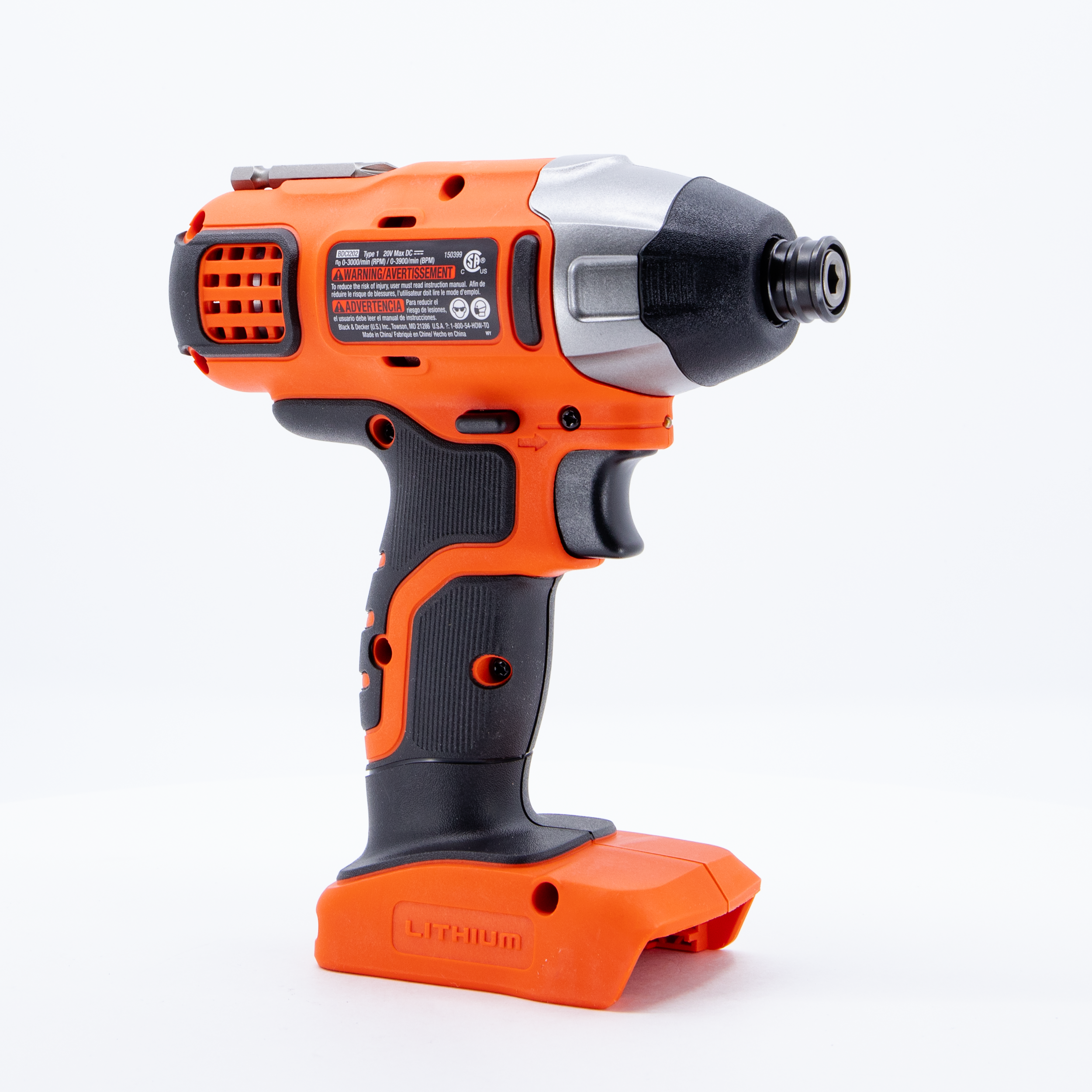 BLACK+DECKER 20V MAX* POWERCONNECT 1/4 in. Cordless Impact  Driver Kit (BDCI20C) : Everything Else