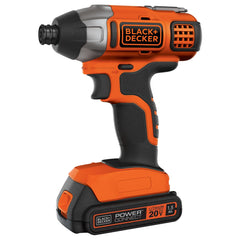 Black & Decker BCD702C1AEV 20V Max Brushed Lithium-Ion Cordless Drill  Driver Kit (1.5 Ah)