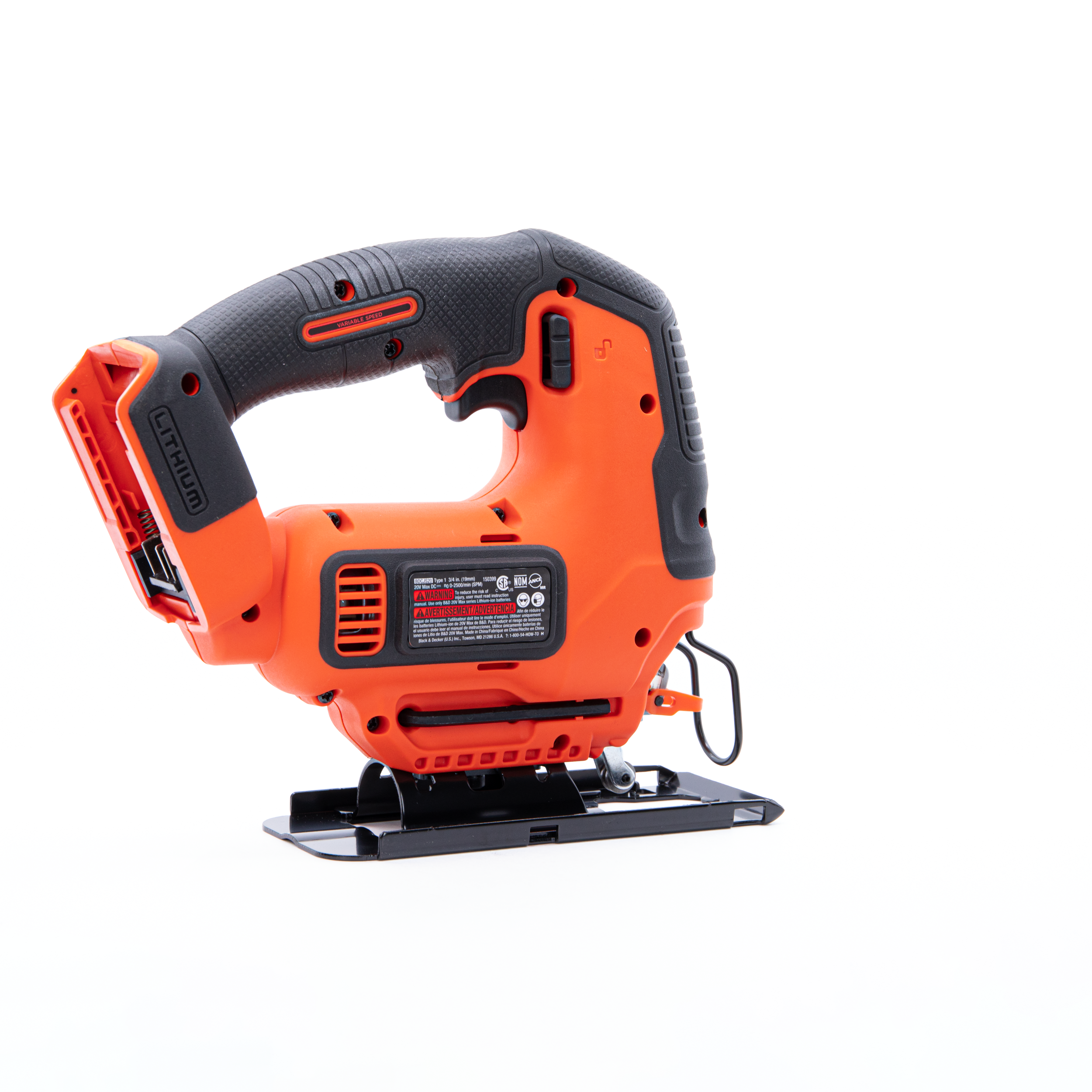 Black and decker discount cordless jigsaw 20v