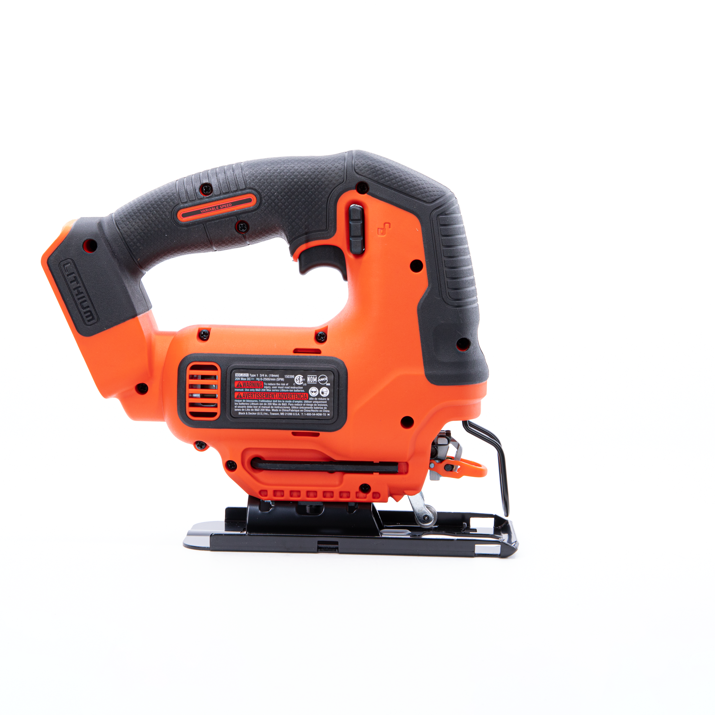 20V MAX* POWERCONNECT™ Cordless Variable Speed Jigsaw (Tool 20V MAX* POWERCONNECT™ Cordless Variable Speed Jigsaw (Tool