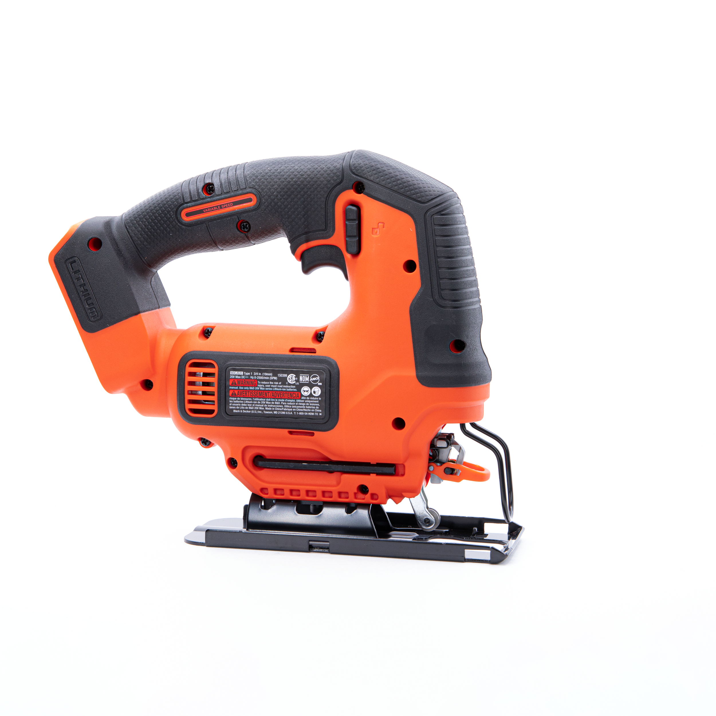 BBLACK+DECKER 20V MAX JigSaw with Battery And Charger (BDCJS20C) 