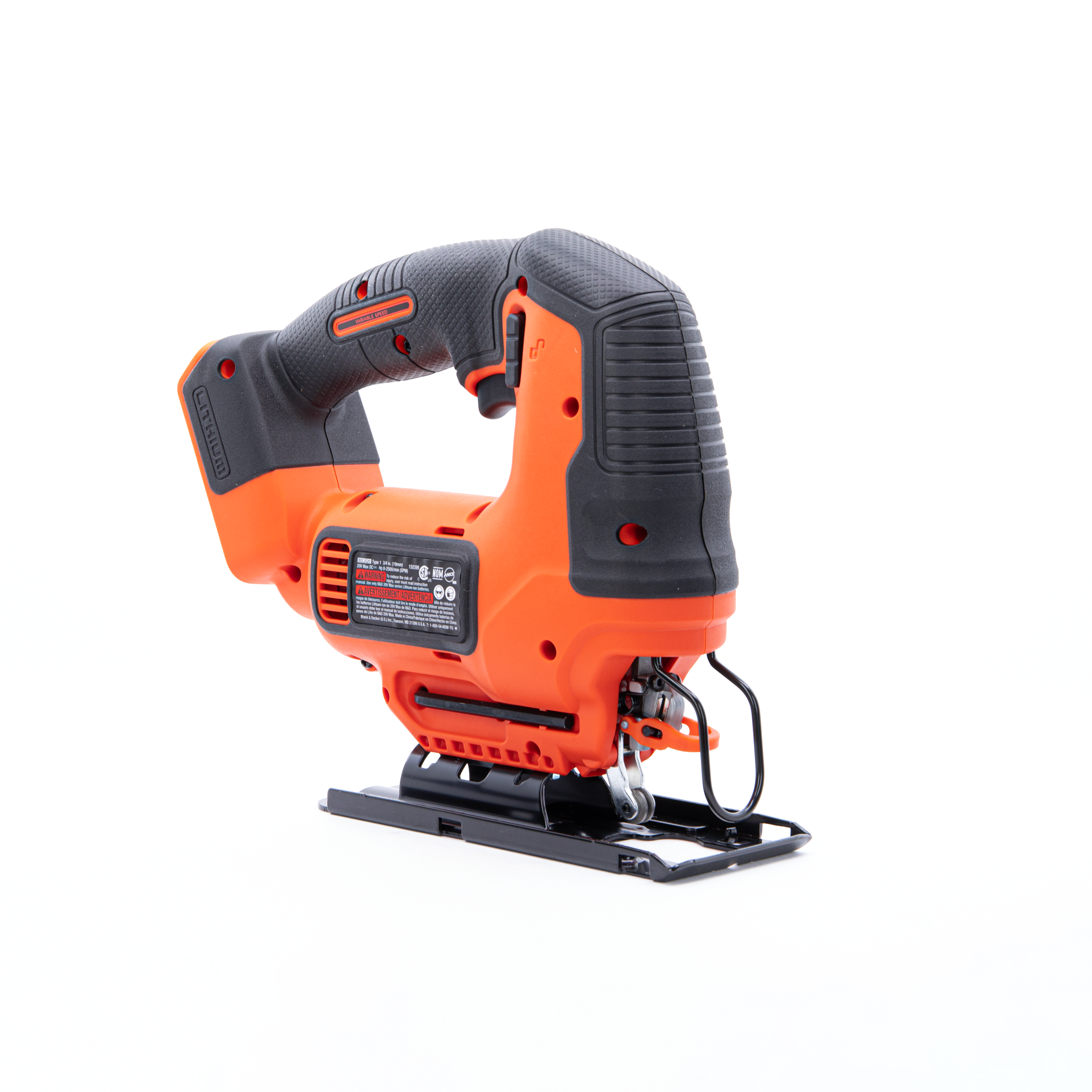 BLACK+DECKER 20V Max Jigsaw with Battery and Charger, Model BDCJS20C 