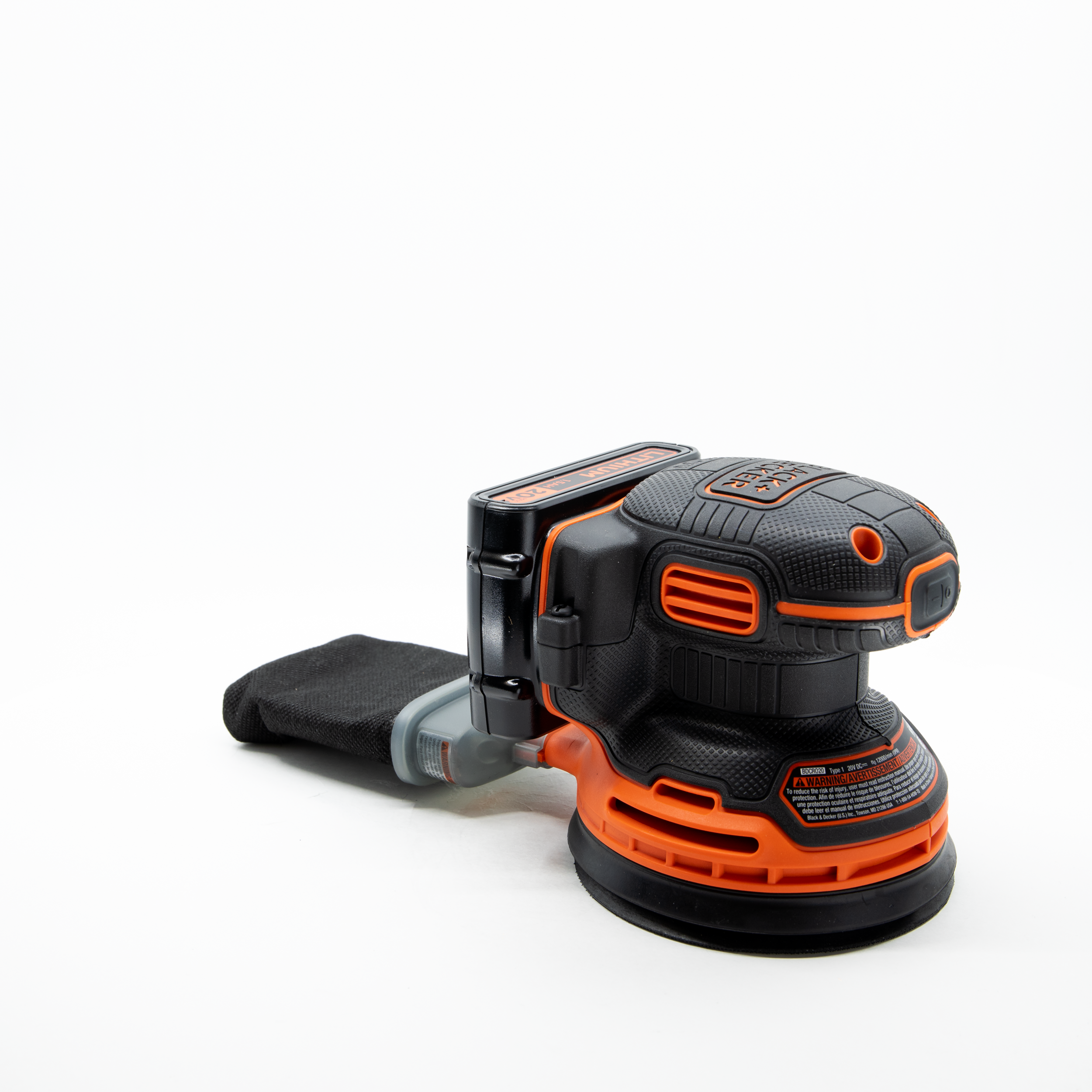 Black & Decker Bdcro20c 20V Max Cordless Random Orbital Sander