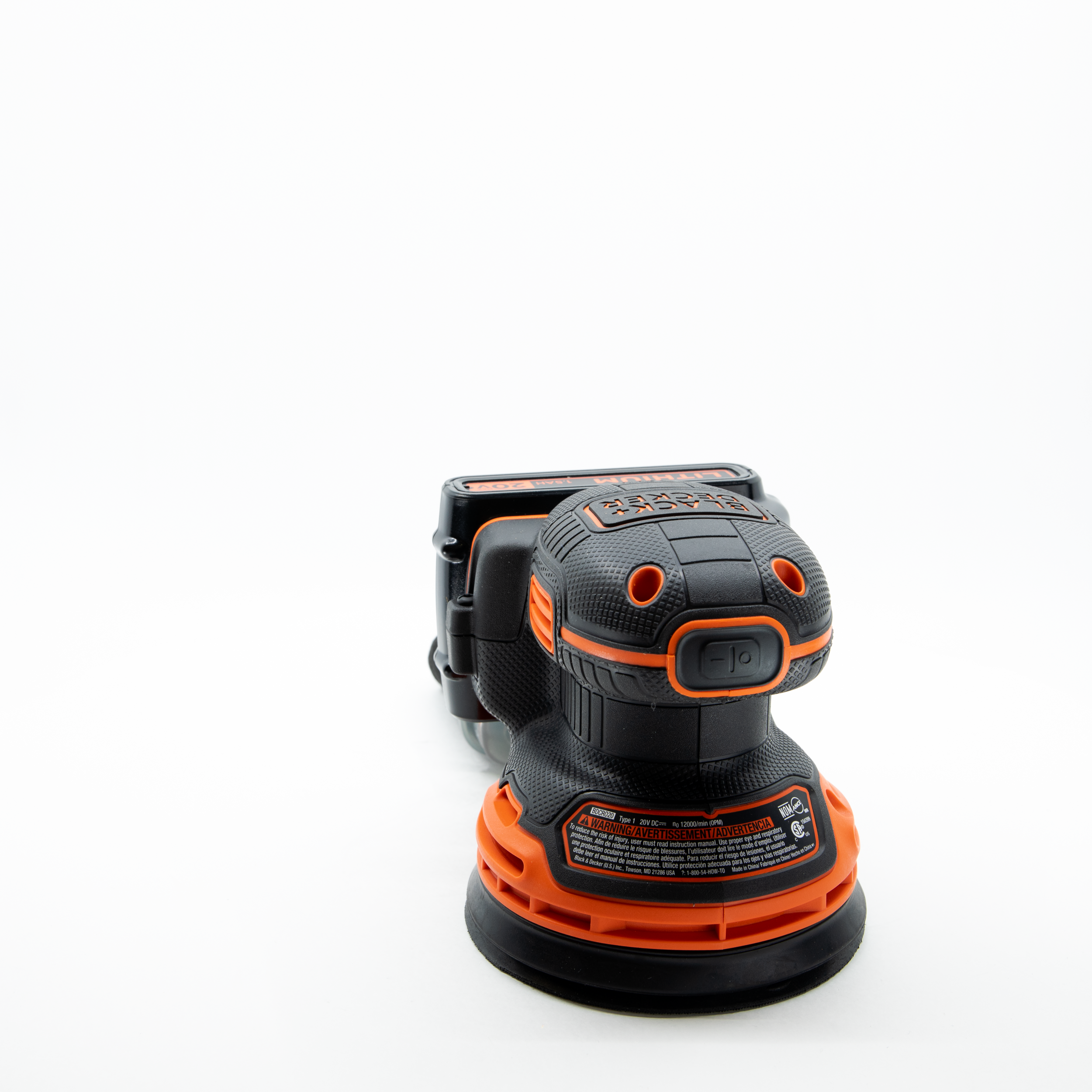 Black & Decker BDCRO20C 20V MAX Cordless Random Orbital Sander 